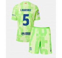 Barcelona Inigo Martinez #5 Koszulka Trzecia dzieci 2024-25 Krótki Rękaw (+ krótkie spodenki)